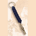 Mini Brass Whistle with Polyester Braided Strap